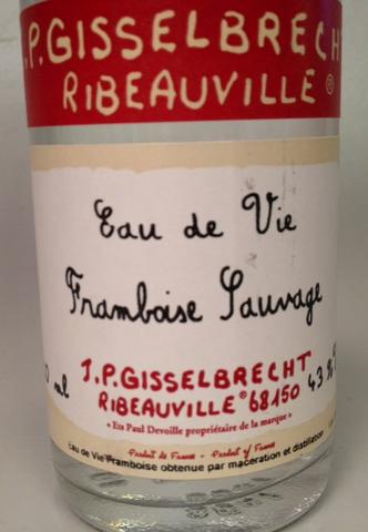 Eau de Vie, Framboise Sauvage, J.P.Gisselbrecht Ribeauville