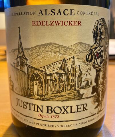 Edelzwicker, Justin Boxler. 100 ml.