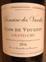 Domaine des Varoilles, Clos De Vougeut Grand Cru 2016.