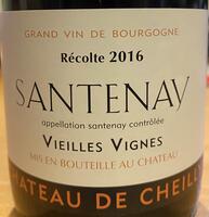 Santenay Vieilles Vignes, 2016 Chateau De Cheilly.